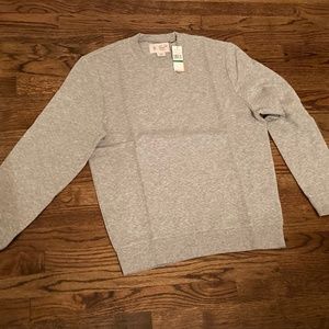 Grey Quilted Original Penguin Sweatshirt. Size MEDIUM